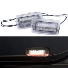 2pcs 12v Car Led Courtesy Door Welcome Light For For Toyota Highlander Land Cruiser Tundra Camry Prius Avalon Sienna Venza