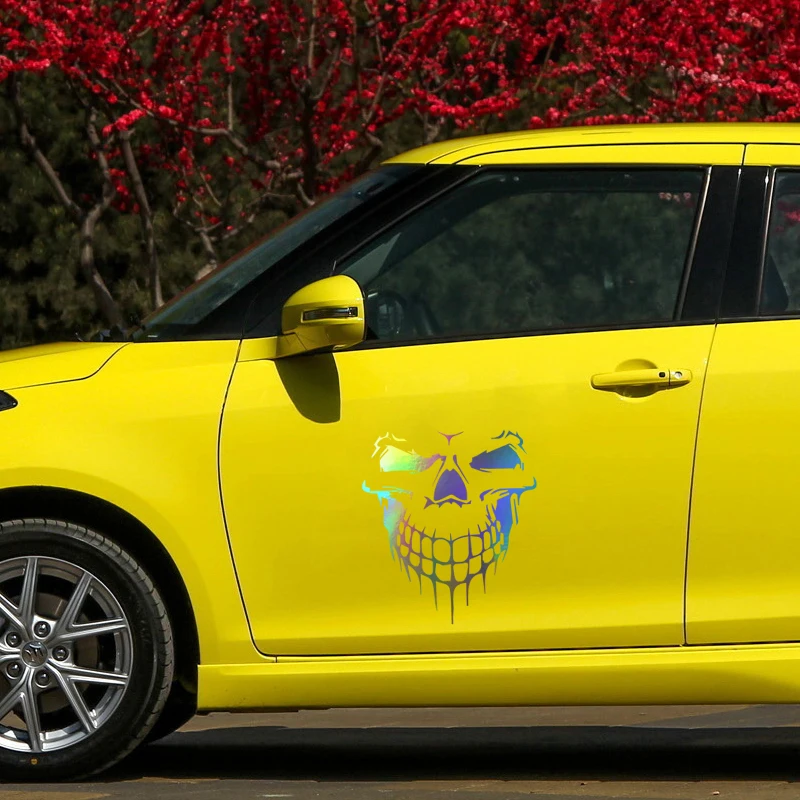 Anycuros 3D наклейки с черепом автомобильные и для стайлинга автомобиля на заднее