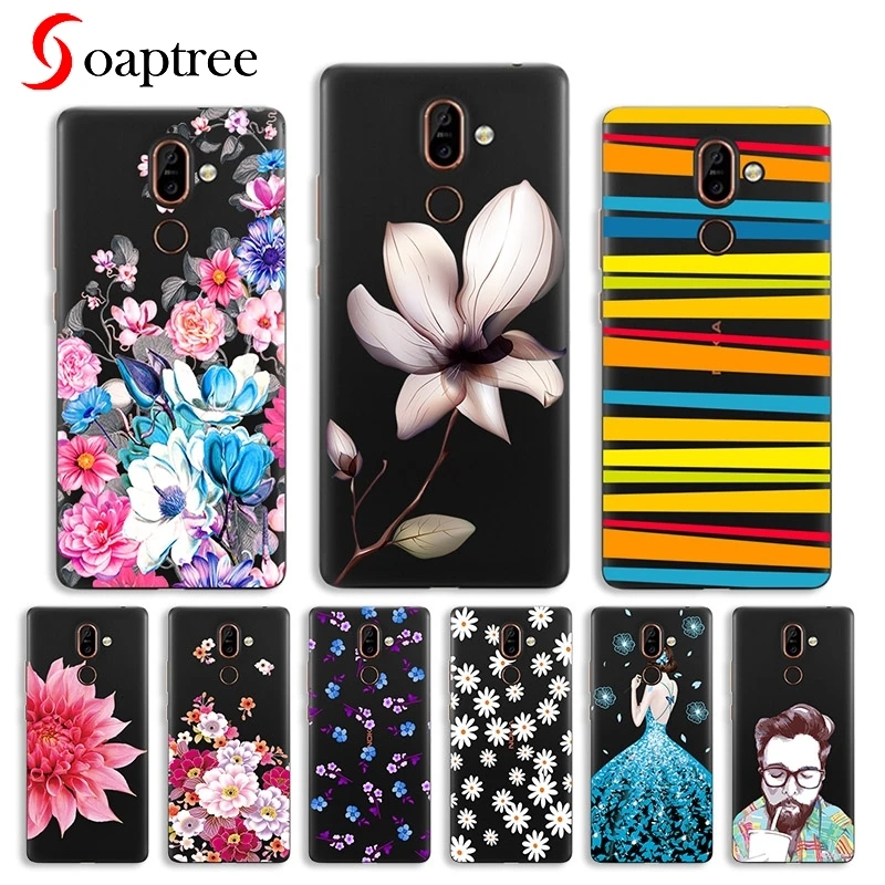 

Case For Nokia 9 8 7 Plus Case For Nokia8 Nokia2 Nokia 3310 2017 2 2.1 1 2018 Cover Transparent Painted Silicone Soft TPU Etui