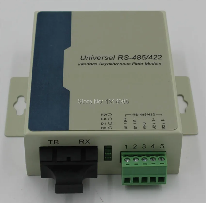 

Hot Sale 2 pcs/lot RS485/422 to Optic Fiber Modem Single mode SC fiber port 20km rs485/422 to ethernet fiber converter