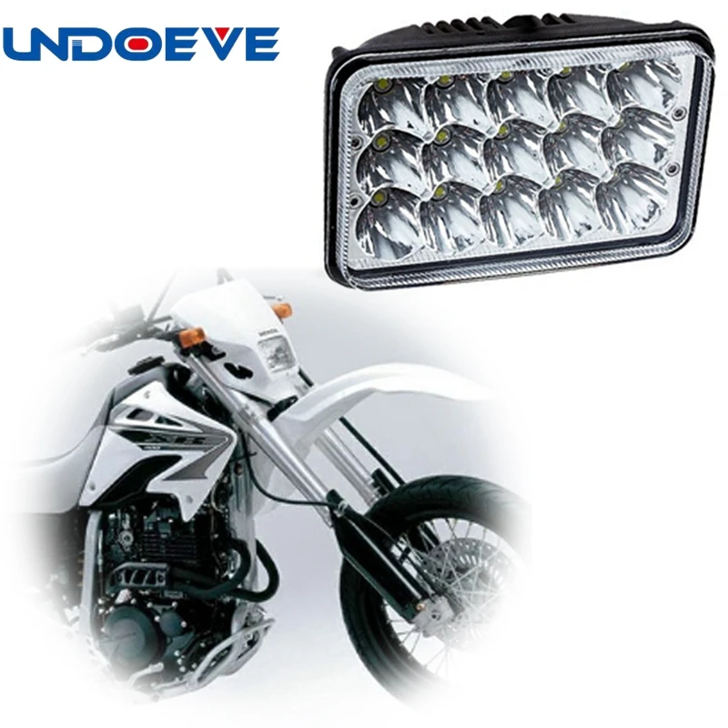 Квадратная светодиодная фара Undoeve для Honda XR250 XR400 XR650 Suxuki DRZ 4 Х6 дюймов