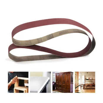 

Hot 7Pcs/Set 2 X 82 Sanding Belts 60 80 100 120 240 320 Grit Sander File