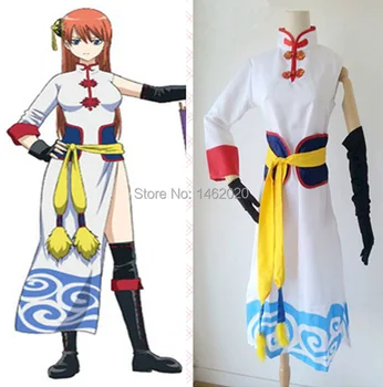 

Gintama Silver Soul sakata the theatrical version the final the future of Kagura Cosplay Costume full set performance wear