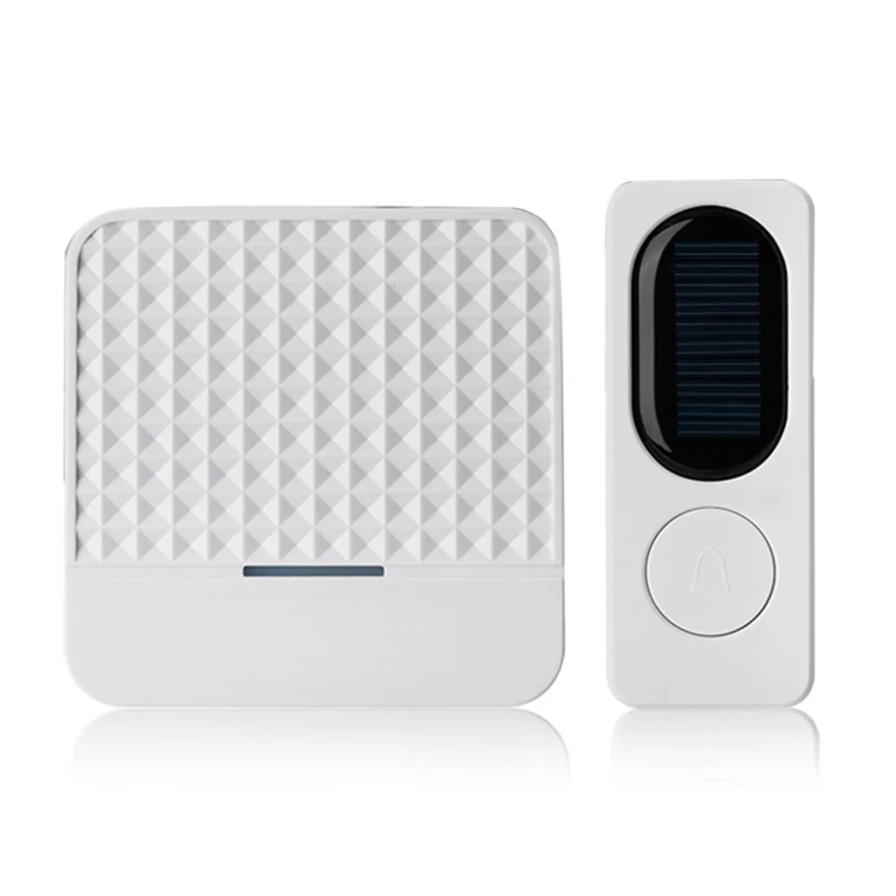 

300M Range Solar Power Wireless Doorbell With Night Light 52 Songs Chime Adjustable Volume Waterproof Door Bell