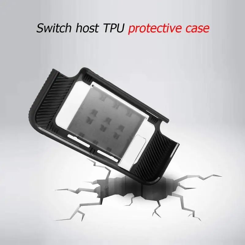 

TPU Protective Back Cover Case Stores 8 Game Card Fit for Nintend Switch