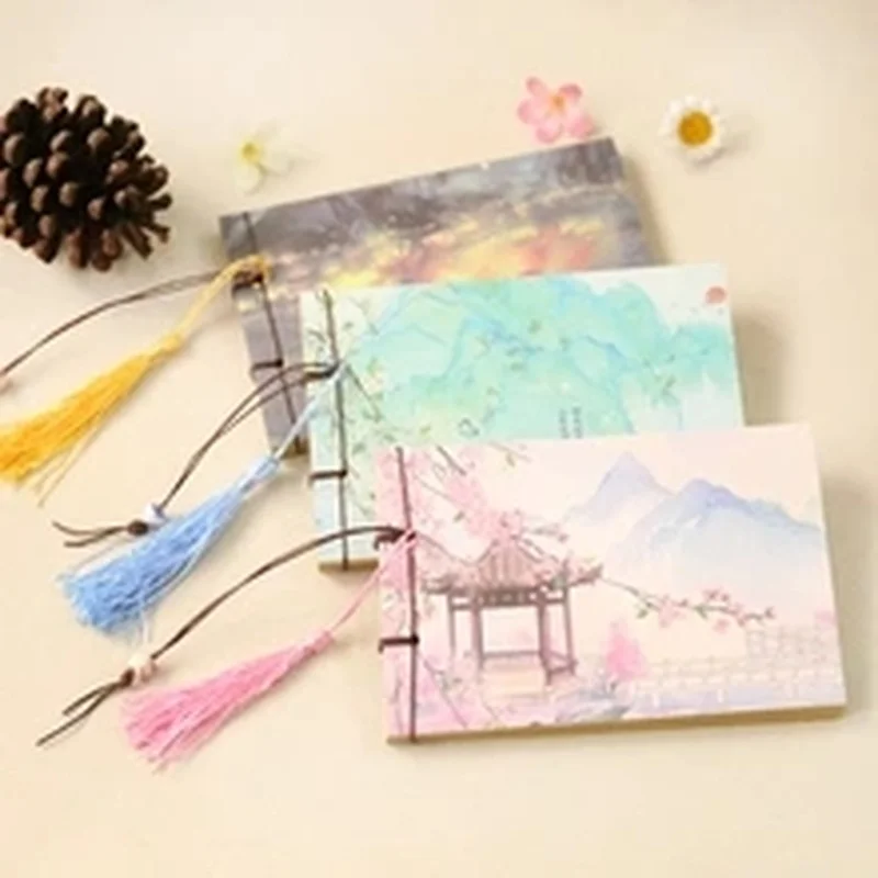 

1PC Chinese Style Vintage Diary Retro NoteBook Sketchbook Stationery Office School Supplies Day Planner Gift for Kids