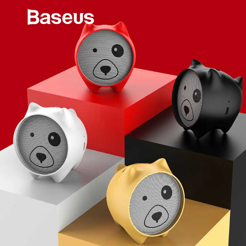 

Baseus E06 Bluetooth Speaker Portable Wireless Loudspeaker 360 Stereo Soundbar Surround Mini Outdoor Speaker Bluetooth Altavoz