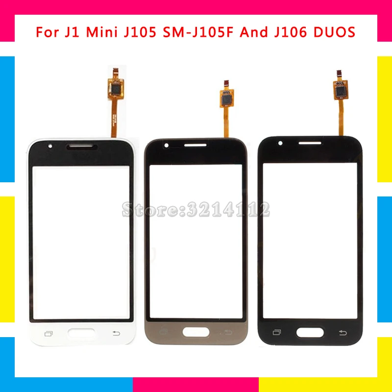 

Touch Screen Digitizer Sensor Outer Glass Lens Panel For Samsung Galaxy DUOS J1 Mini J105 SM-J105F / J1 Mini Prime J106