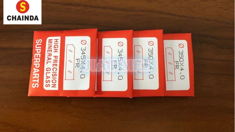 redonda polido kit de vidro mineral para reparação relógio