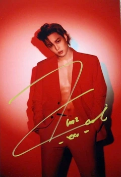 

hand signed EXO KAI Kim Jong In autographed photo LOVE SHOT 5*7 122018C