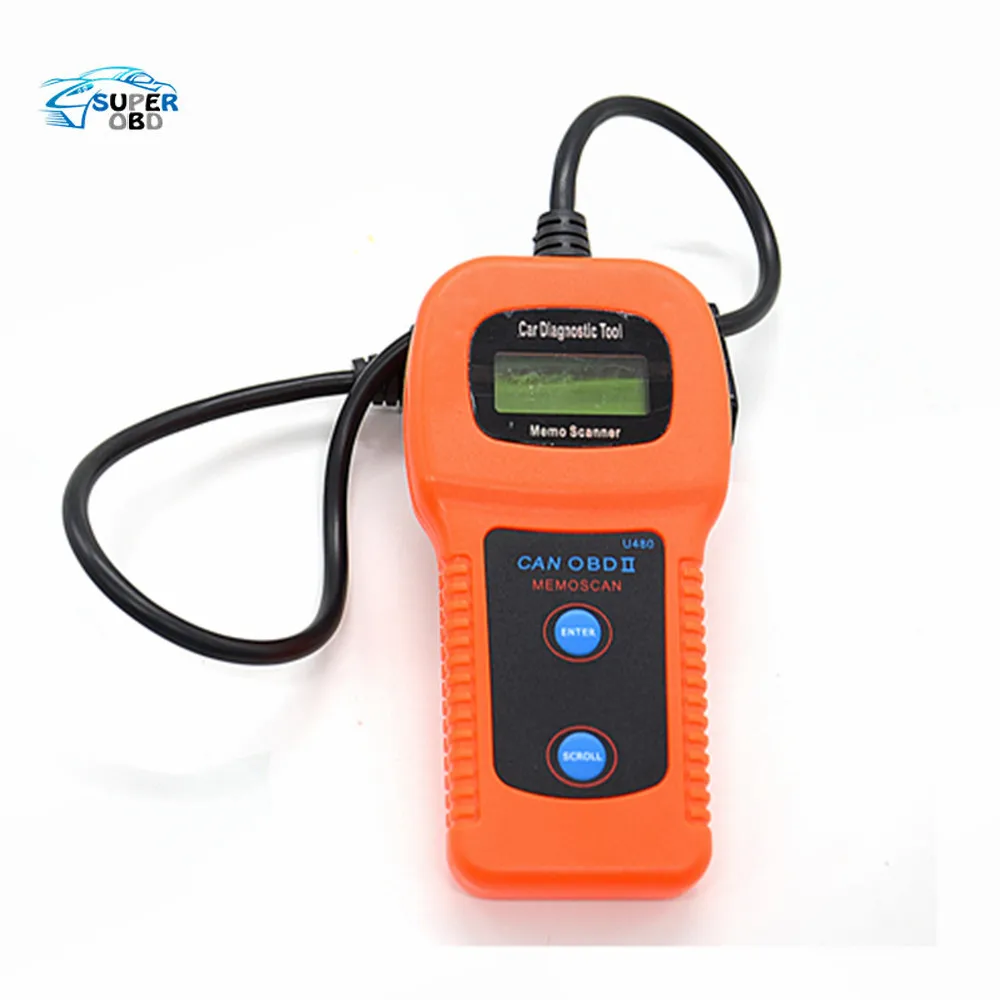 2017 Top Rated High Quality U480 CAN BUS OBD OBD2 Code Reader Scanner U480 Code Reader for VW