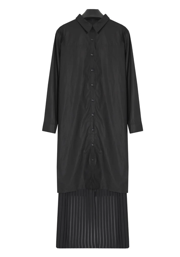 Рубашки с длинными хвостами короткое спереди и длинное сзади Топ oversized boyfriend