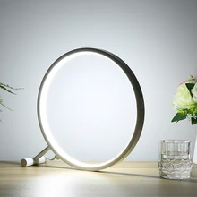 Простой светодиодный настольный светильник, увеличительное стекло, лампа для спальни, для учебы, для письма, Настольный светильник, прикроватная лампа для чтения с защитой глаз, FG510