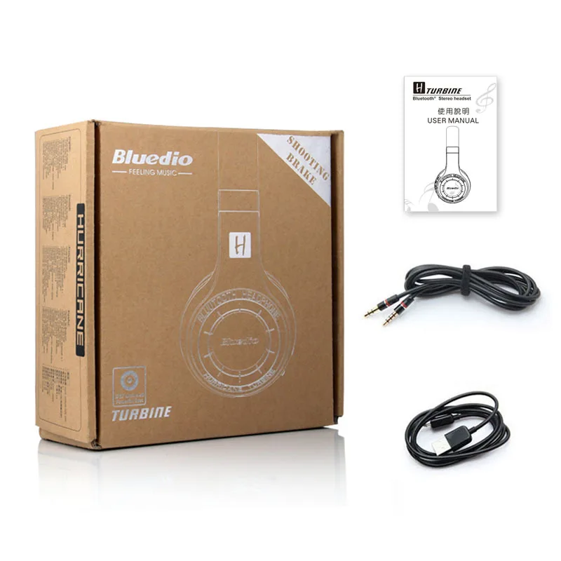 Bluedio HT Bluetooth стерео беспроводные наушники BT5.0 наушники выше уха Розничная коробка опция