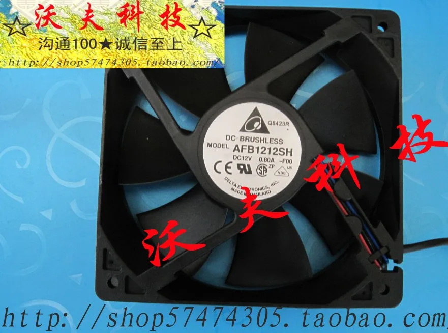 

For Original delta 12cm12025 12v 0.8a afb1212sh-f00 server fan cooling fan