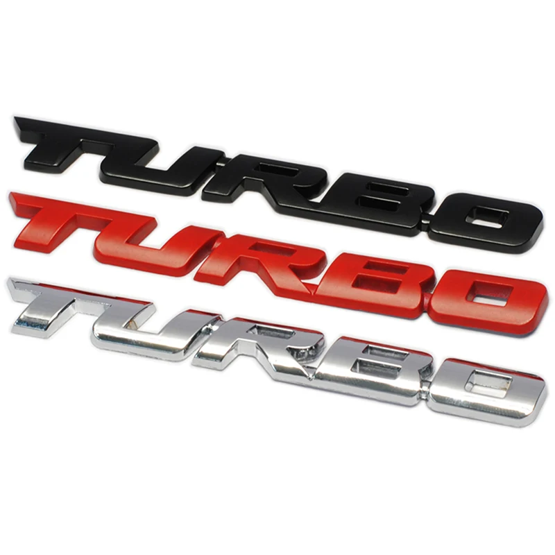 RED Metal Chrome 3D TURBO Emblem Badge Sticker for Suzuki Grand Vitara Splash