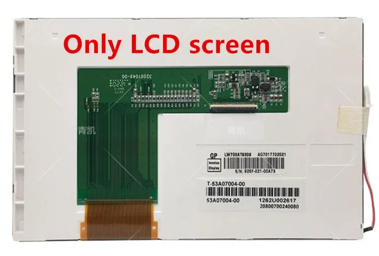 

Original and New LCD screen LW700AT9309 35-D043047 for Car GPS DVD navigation industrial Display screen touch screen