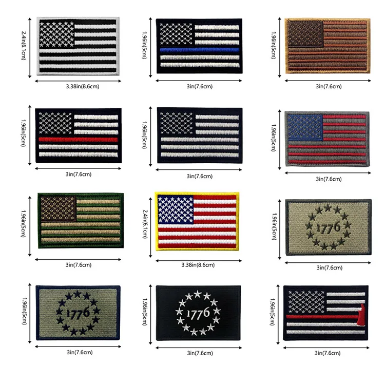 sew on american flag patch (1)
