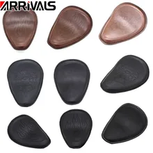 Motorcycle Brown Leather Spring Solo Driver Seat Cushion For Harley For Honda For Yamaha For Kawasaki