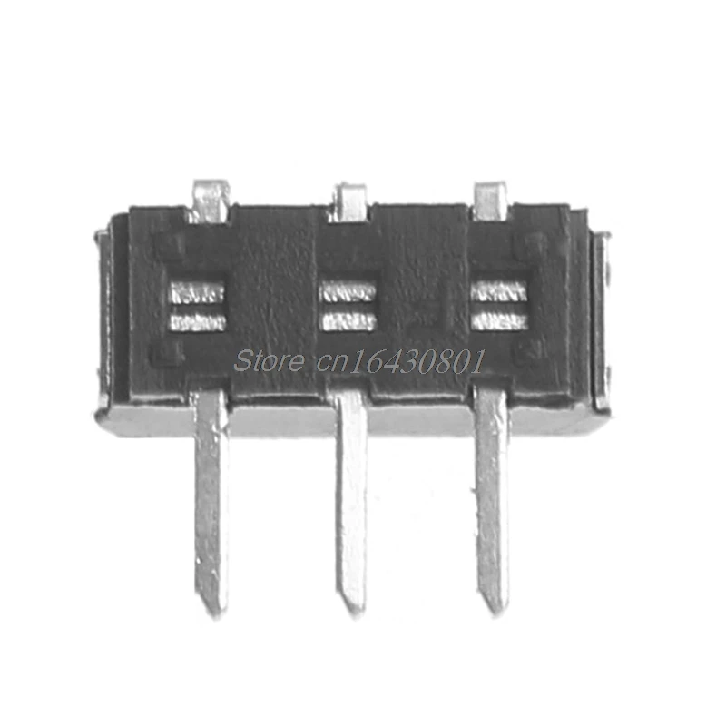 25 шт./компл. горизонтальный скользящий переключатель G2 SPDT 1P2T SMD 3 Pin PCB панель S08