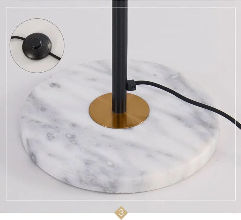American Nordic Design LED Floor Lamps Bubble Glass Decor Standing Lights Living Room Study Bedroom Standing Lamp Fixtures (11)