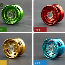 Горячего металла Йо-йо с изящными бубонами для игрушки металла Йо-йо шариковый подшипник строка трюк йо-йо мяч смешной yoyo, профессиональные обучающие игрушки