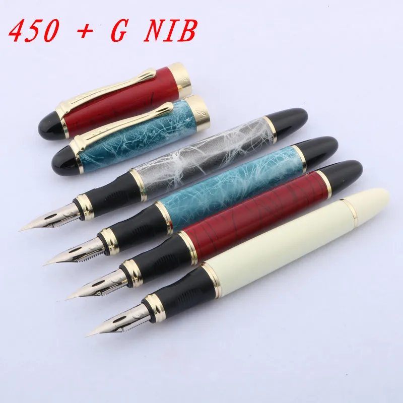 English calligraphy pen in the round body Dipped in nib tip circle JINHAO 450 Engraver's Script G NIB Fountain pen Supplies