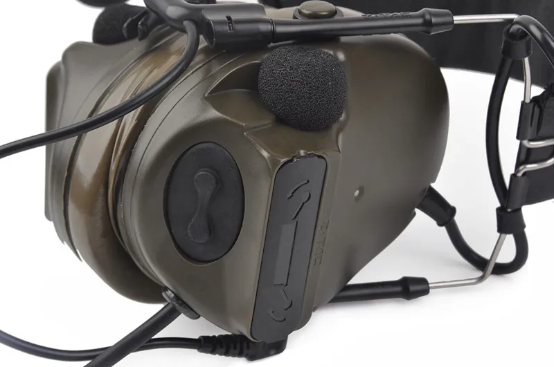 Fone de Ouvido com Cancelamento de Ruído Fone de Ouvido para Tiro e Caça Z-tac Tático Airsoft Aviação Peltor Comtac Iii Softair Ativo Z051 19 Cheap Fones de Ouvido tático & Acessórios