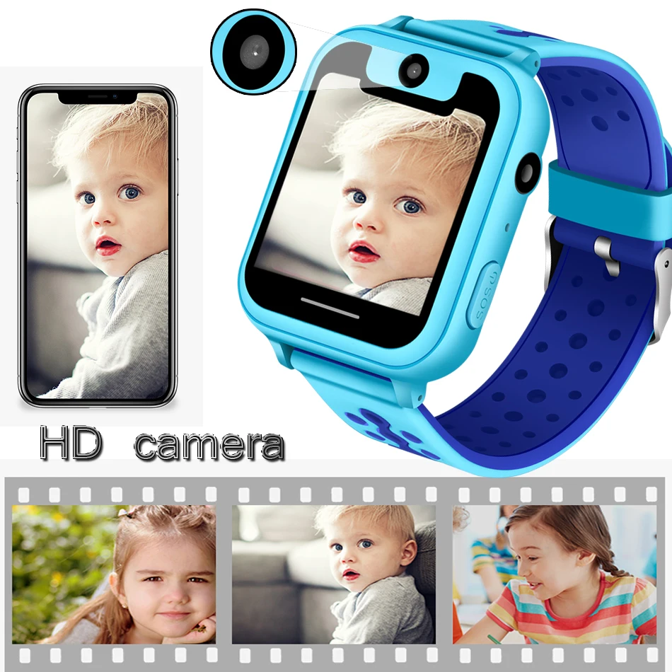 LIGE Новые Модные Детские умные часы LBS позиционирование мобильного телефона 1,54 дюймов цветной экран SOS аварийный сотовый телефон напоминание