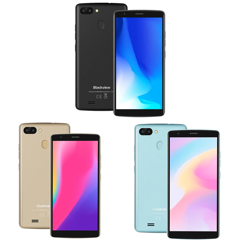 BLACKVIEW A20 Pro смартфон с 5 дюймовым дисплеем четырёхъядерным процессором MTK6739 ОЗУ 2 Гб