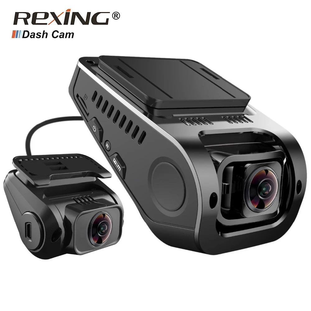 Rexing F8 Plus Car Dvr Dash Cam Front 1080P 1080P Rear Dual font b Camera b
