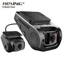 Rexing F8 Plus Автомобильный видеорегистратор камера заднего вида 1080 P спереди + 1080 P Сзади Двойной Камера