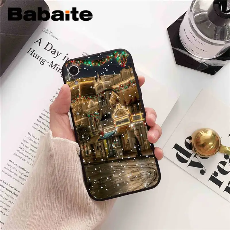 Babaite Merry Christmas Санта Клаус Олень DIY чехол для телефона для iPhone 6S 6plus 7plus 8 8Plus X Xs MAX 5 5S XR 11 11pro 11promax