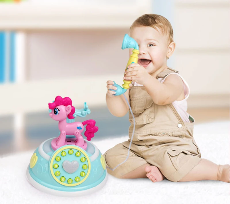 Brinquedos para Crianças Brinquedos para Bebês Crianças Retro Telefone Brinquedo Educação Precoce Máquina História Bebê Emulado 2 Computers & Electronics