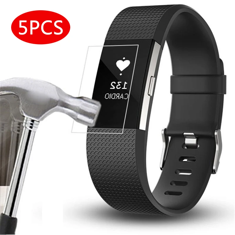 

5pcs/lot Screen Protector Film for fitbit charge 2 Fit bit wristband for Fitbit Ionic charge2 protective film Not Tempered Glass