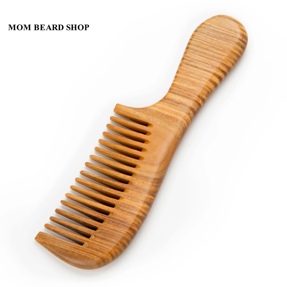 Wide Teeth Comb For Hair Wide Tooth Natural Wooden Hair Comb Massage
