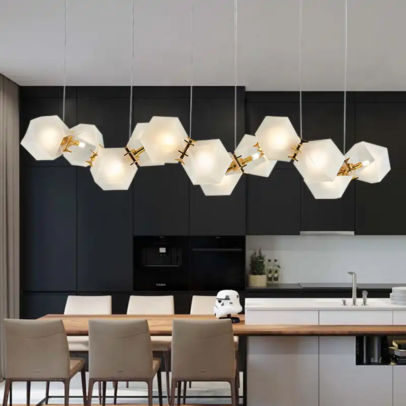 Led Modern Glass Pendant Lights Nordic For Living Room