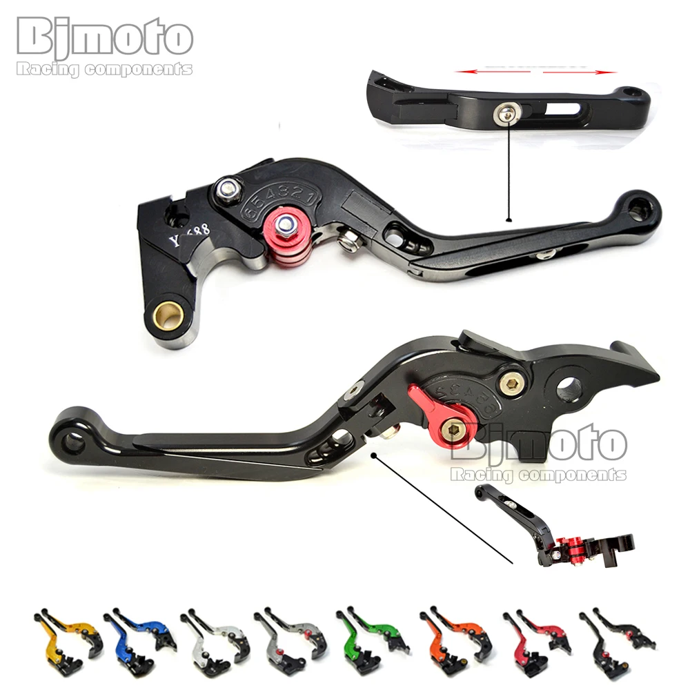 ФОТО LS-001-B77/C75 CNC Adjustable Foldable Extendable Motorcycle Brake Clutch Levers For BMW K1600 GT/GTL R1200GS R1200RT R NINE T 
