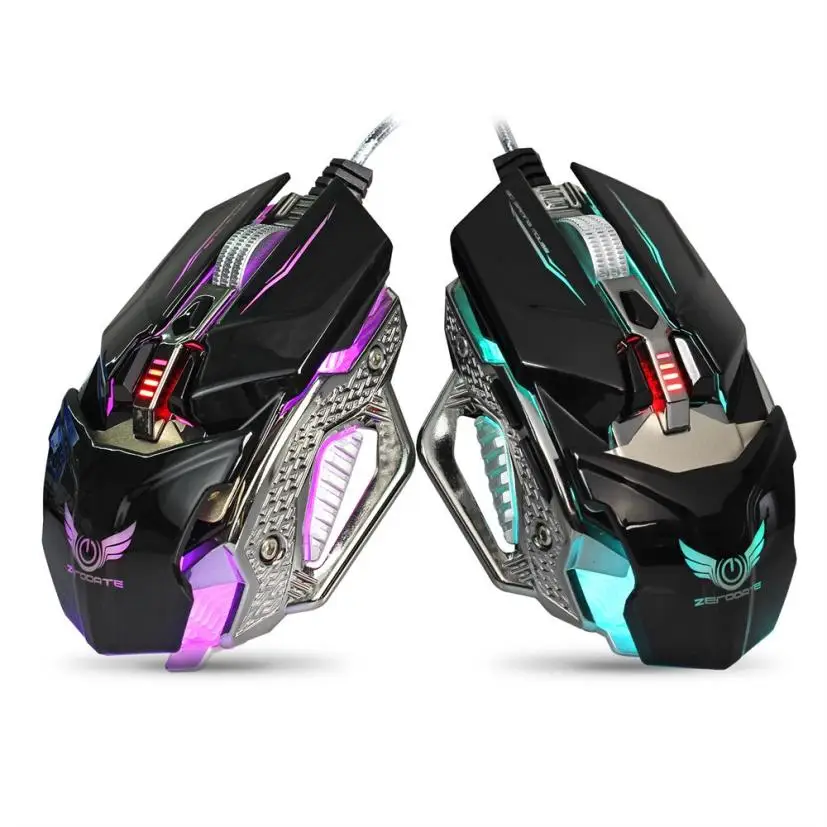 

Mouse Raton LED Silent USB Wired Optical Gaming Mouse Ergonomic Mice For PC Laptop Rechargeable computer mouse 18Aug7 LOL