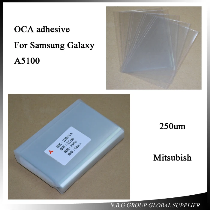 10 шт./лот Прозрачная Оптическая клейкая пленка OCA 250um для Samsung Galaxy A3/A5/A7/A8/J3/J5/J7/A5100/E5