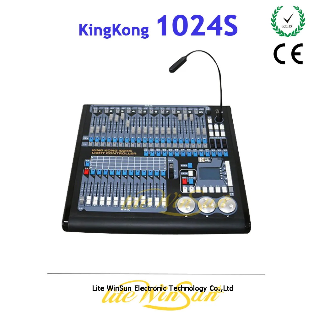 Litewinsune DMX 1024 s Kingkong Управление Лер обновления KK-1024 Max Управление 120 светильников компьютер освещение