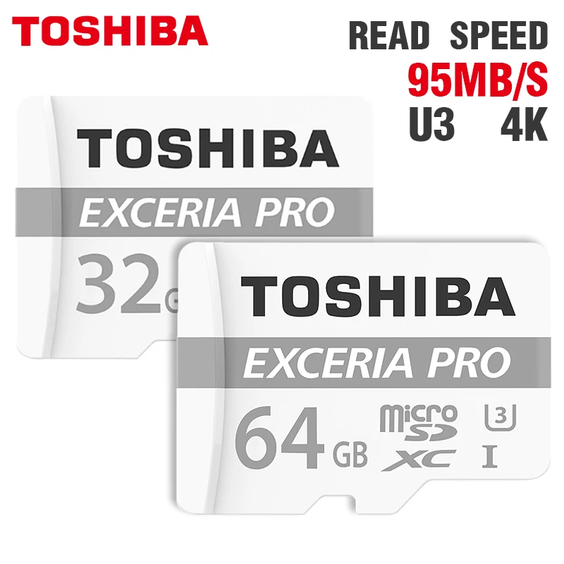 TOSHIBA U3 EXCERIA PRO 32 ГБ 64 карты памяти 4 К шоссе автомобиля путешествие данных