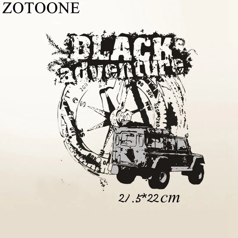 

ZOTOONE Car Iron-on Transfers Patches for Clothing Embroidery Applique DIY Heat Transfers Thermal Stickers for Clothes Badges