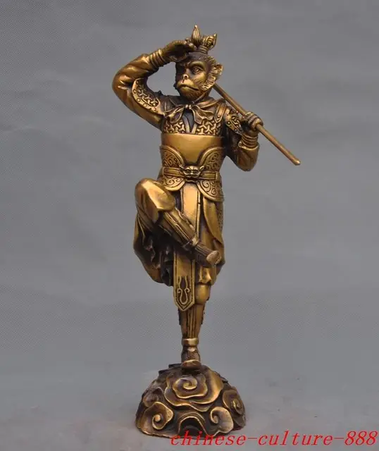 christmas chinese brass myth journey to the west monkey king sun wukong buddha statue halloween - Halloween Statues christmas chinese brass myth journey to the west monkey king sun wukong buddha statue halloween - Halloween Statues