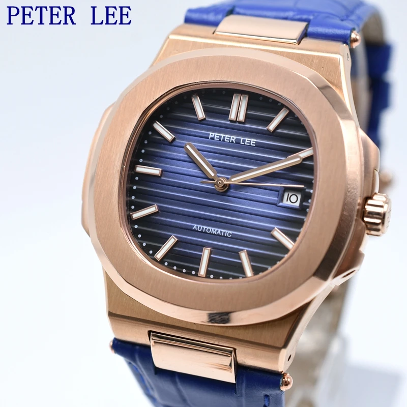 Часы мужские механические с кожаным ремешком в стиле унисекс|gift business|gift giftsgifts male |