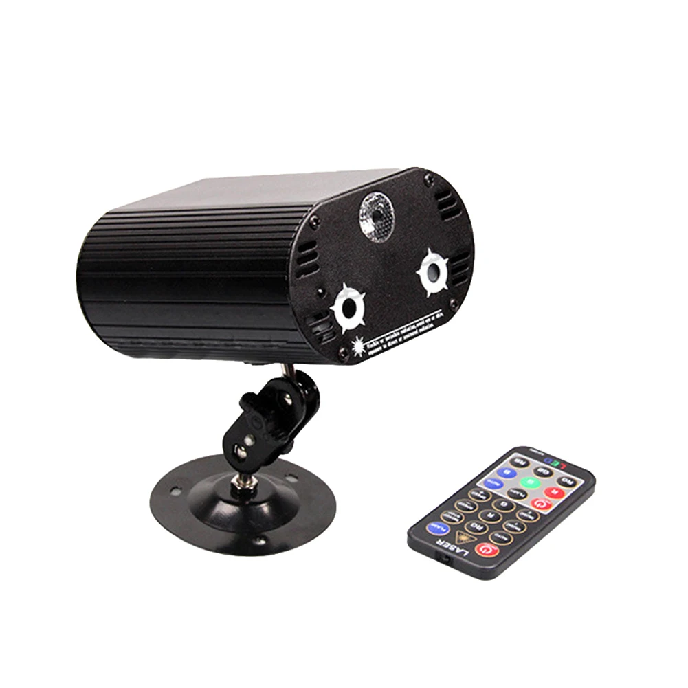

3 Lens 36 Patterns RG Blue LED Stage laser Lighting DJ Light Red Gree Blue with US Plug