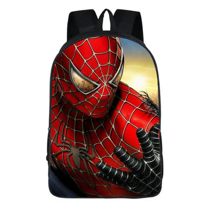 New Children Cartoon Spiderman Backpack Schoolbag Personality Kids 3D print Bag Waterproof Backpack Boys Cool School Bags Style