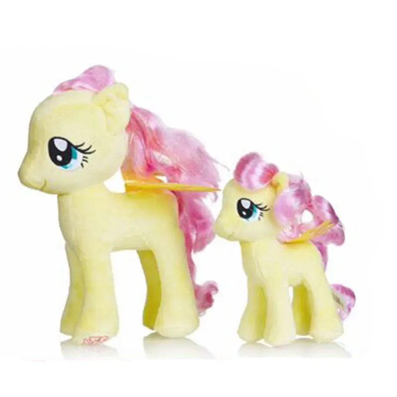 Игрушки My Little Pony friendly is Magic Applejack Princess Celestia Twilight Sparkle Pony плюшевые мягкие с наполнением куклы игрушки - Цвет: FLUTTERSHY