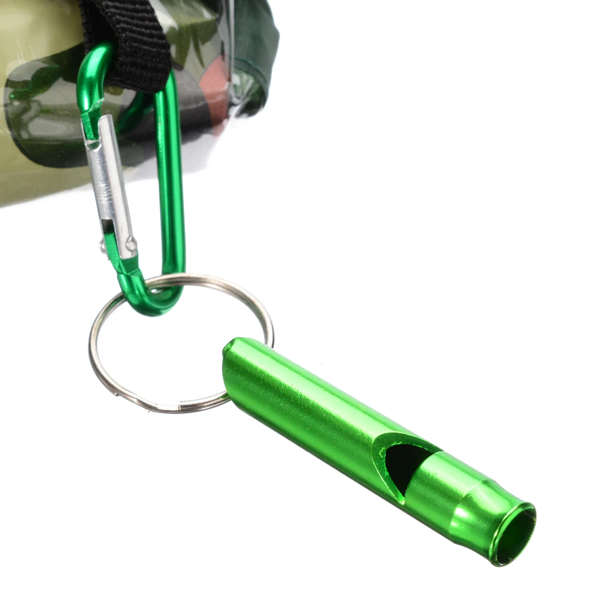 200*120cm Camouflage Waterproof Emergency Thermal Sleeping Bag With Survival Whistle Camping Survival