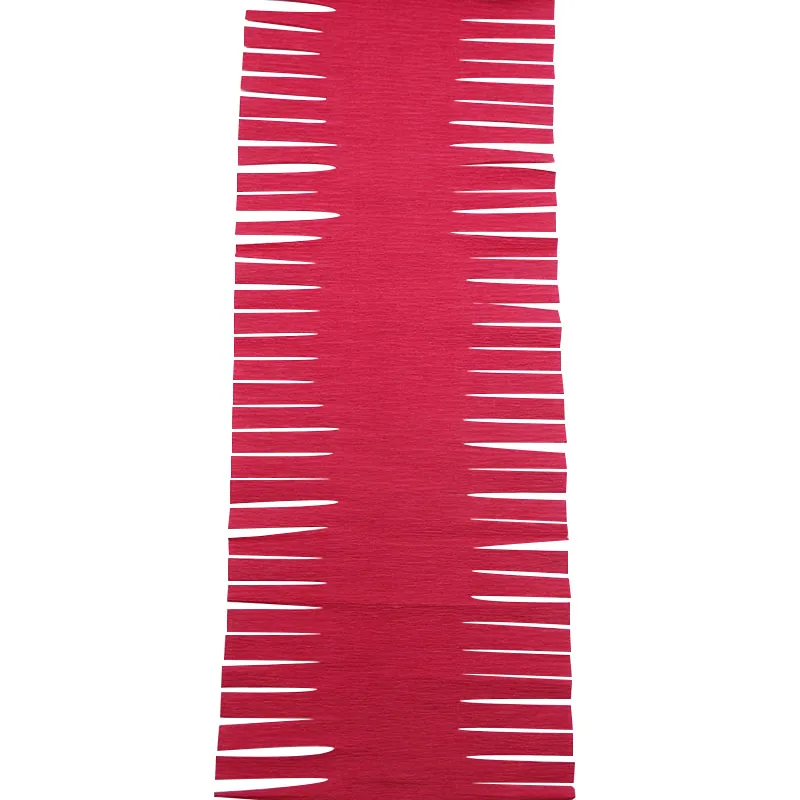 250*15 см спиральная гофрированная Бумажная гирлянда, сморщенная бумага, поделка своими руками, гирлянда, вечерние гирлянды для детского душа, свадебные украшения - Цвет: Red
